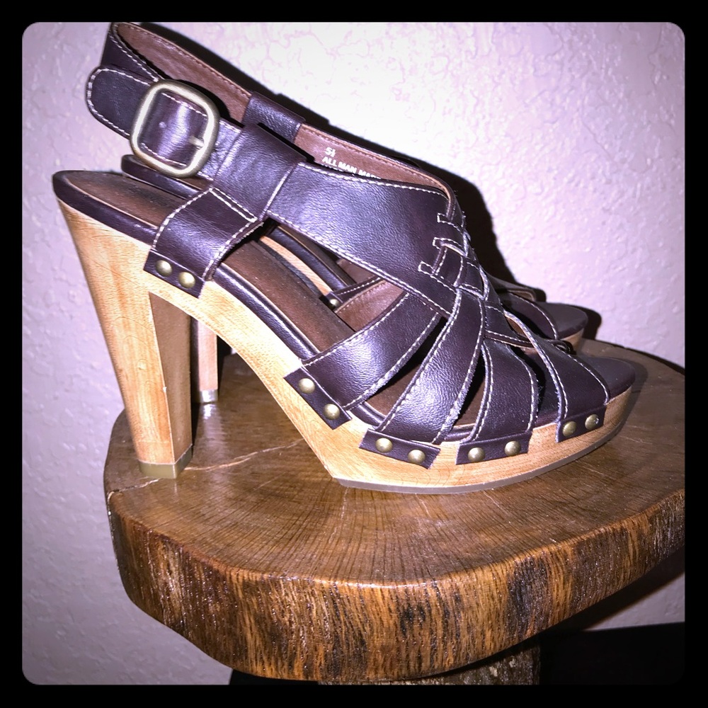 Brown heels